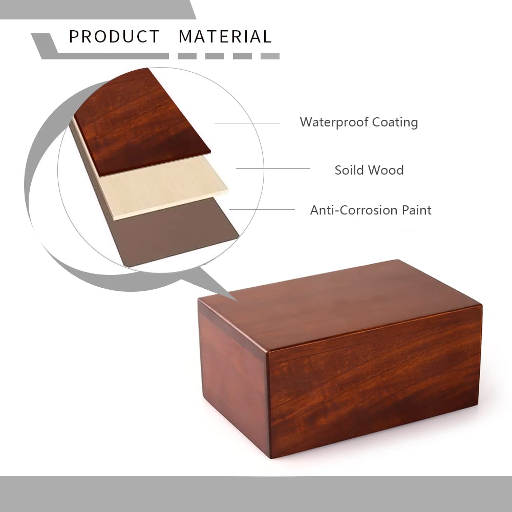 PCS Pet Cremation Urn bottom sliding-door ensures secure closure.
