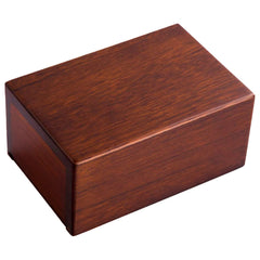 PCS Pet Cremation Urn wood dog view showcases durable memorial keepsake.