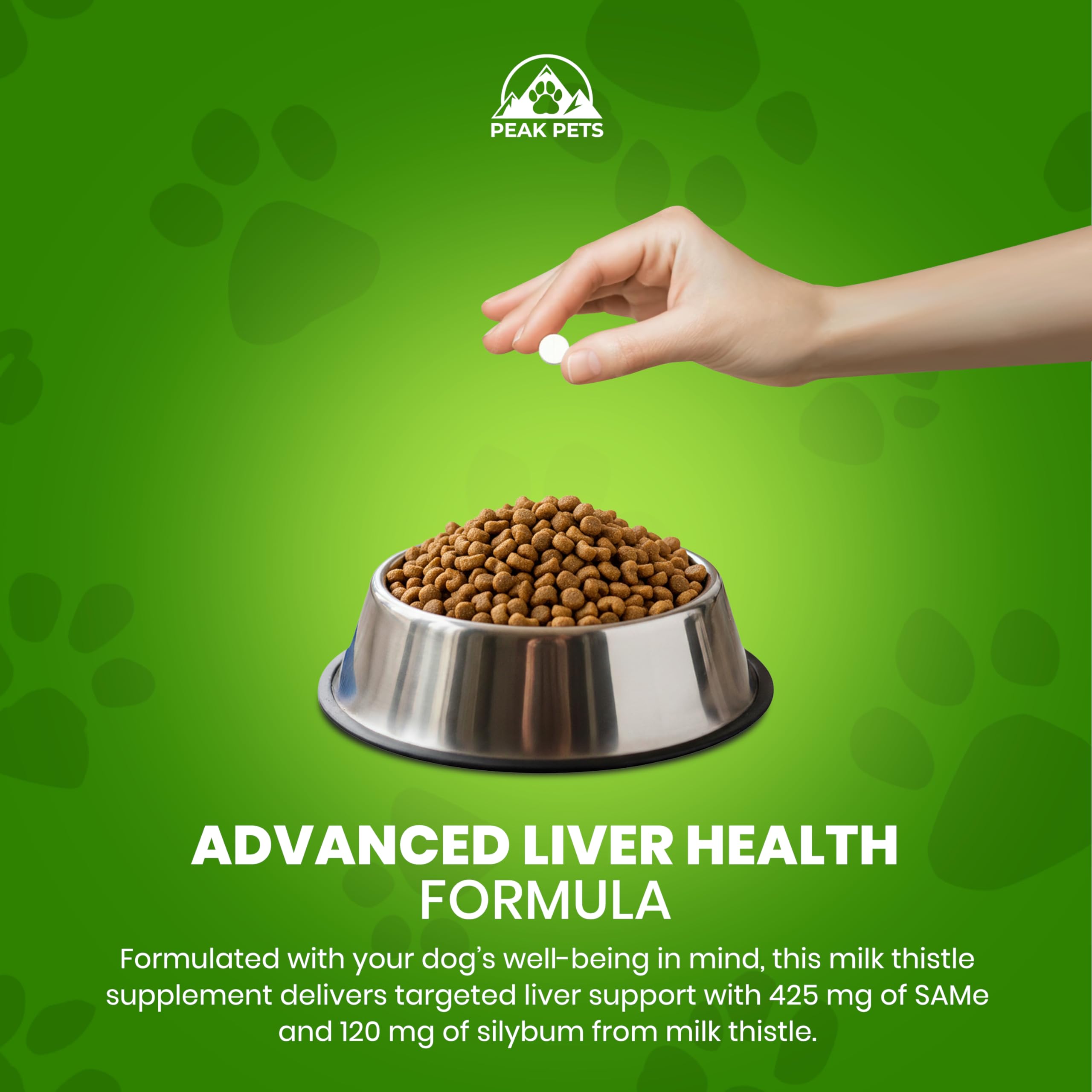 Cognitive-support tablets by Peak Pets for dogs