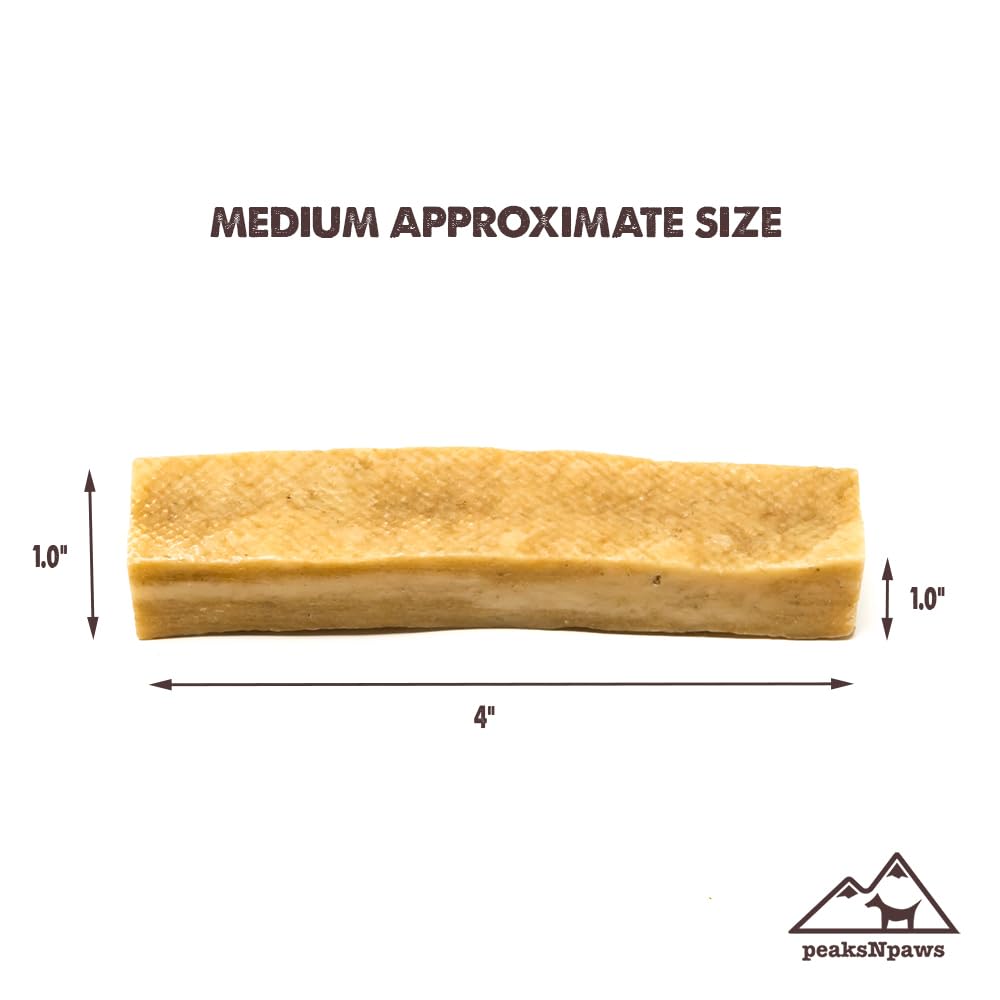 peaksNpaws gluten-free yak cheese chews emphasizing purity and safety.