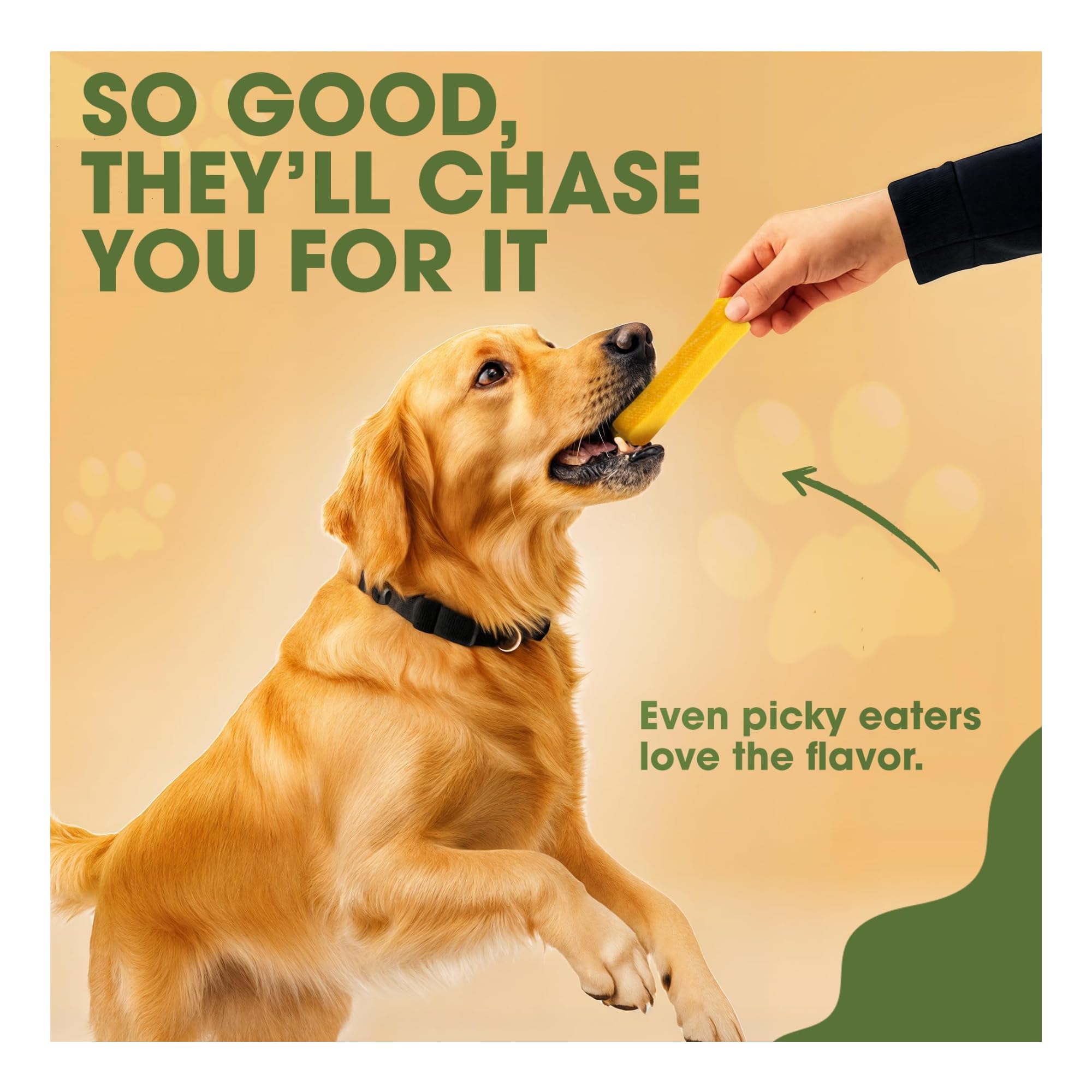 peaksnpaws Yak Cheese dog chews odor-free design keeps homes cleaner.