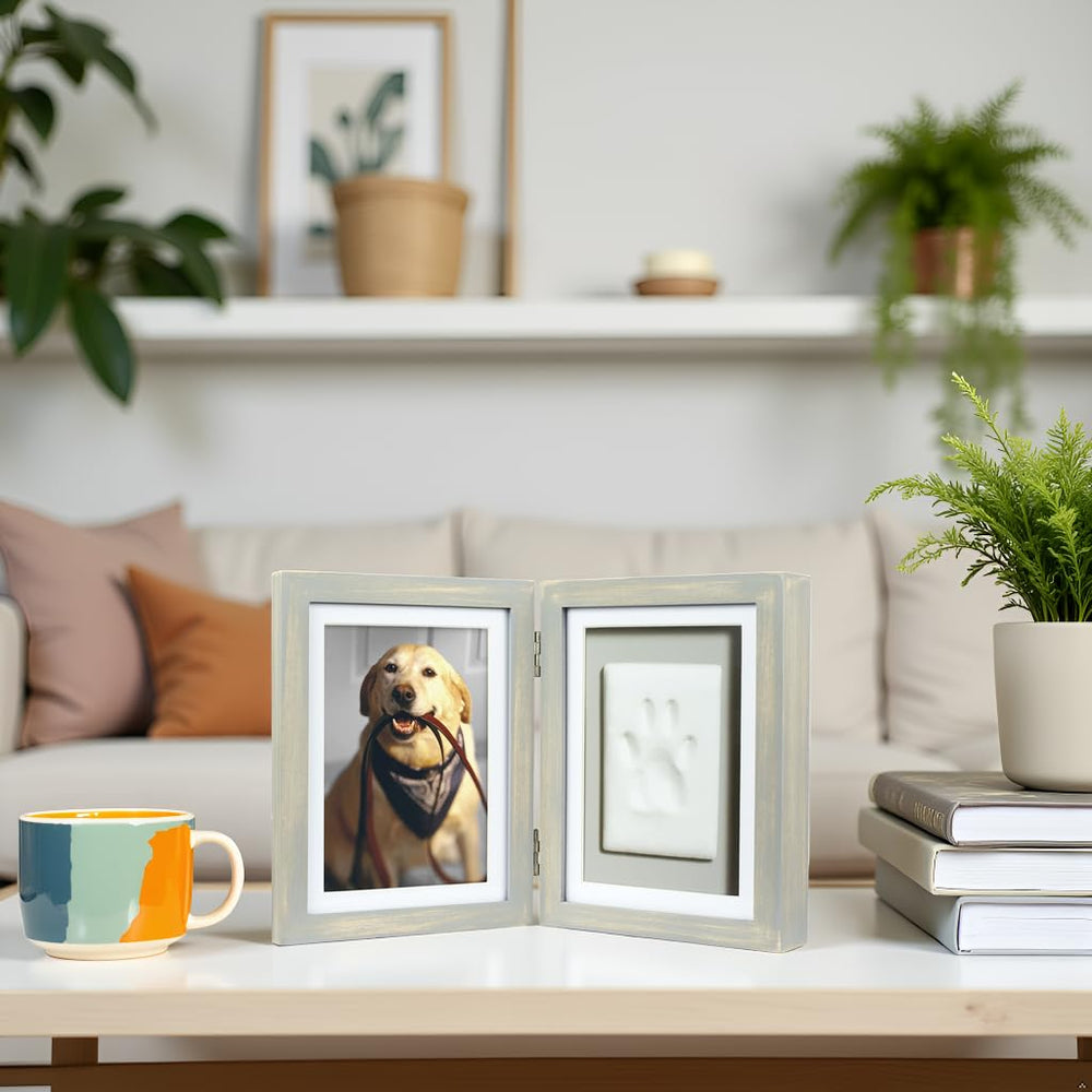 Pearhead keepsake display for desk or shelf preserves memories beautifully