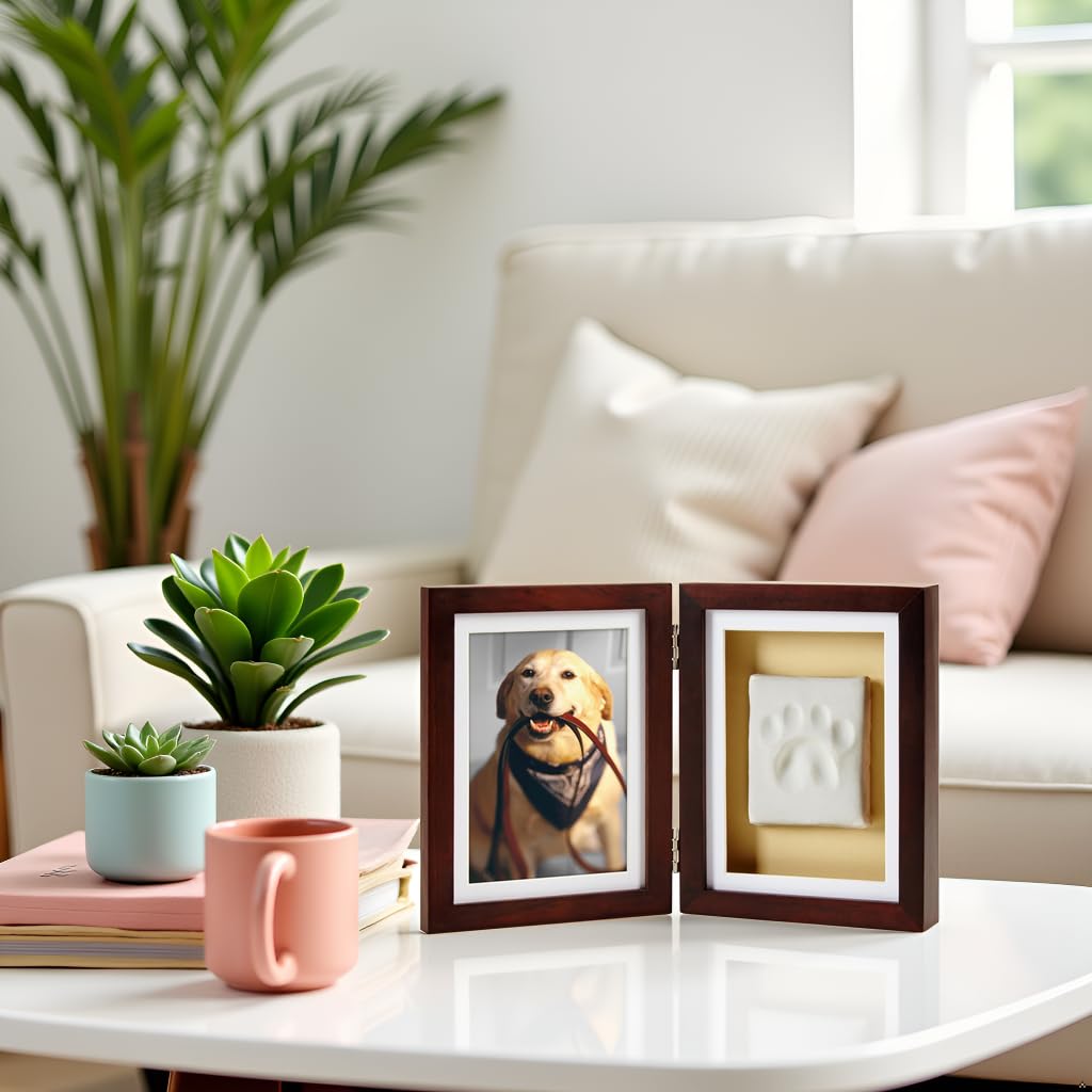 Pearhead frame with wall mounting option for easy display in any room