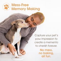 Pearhead 4x6 photo frame to showcase your pet portrait.
