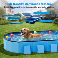 Pechfun dog pool quick-drain hose connector for easy water release.