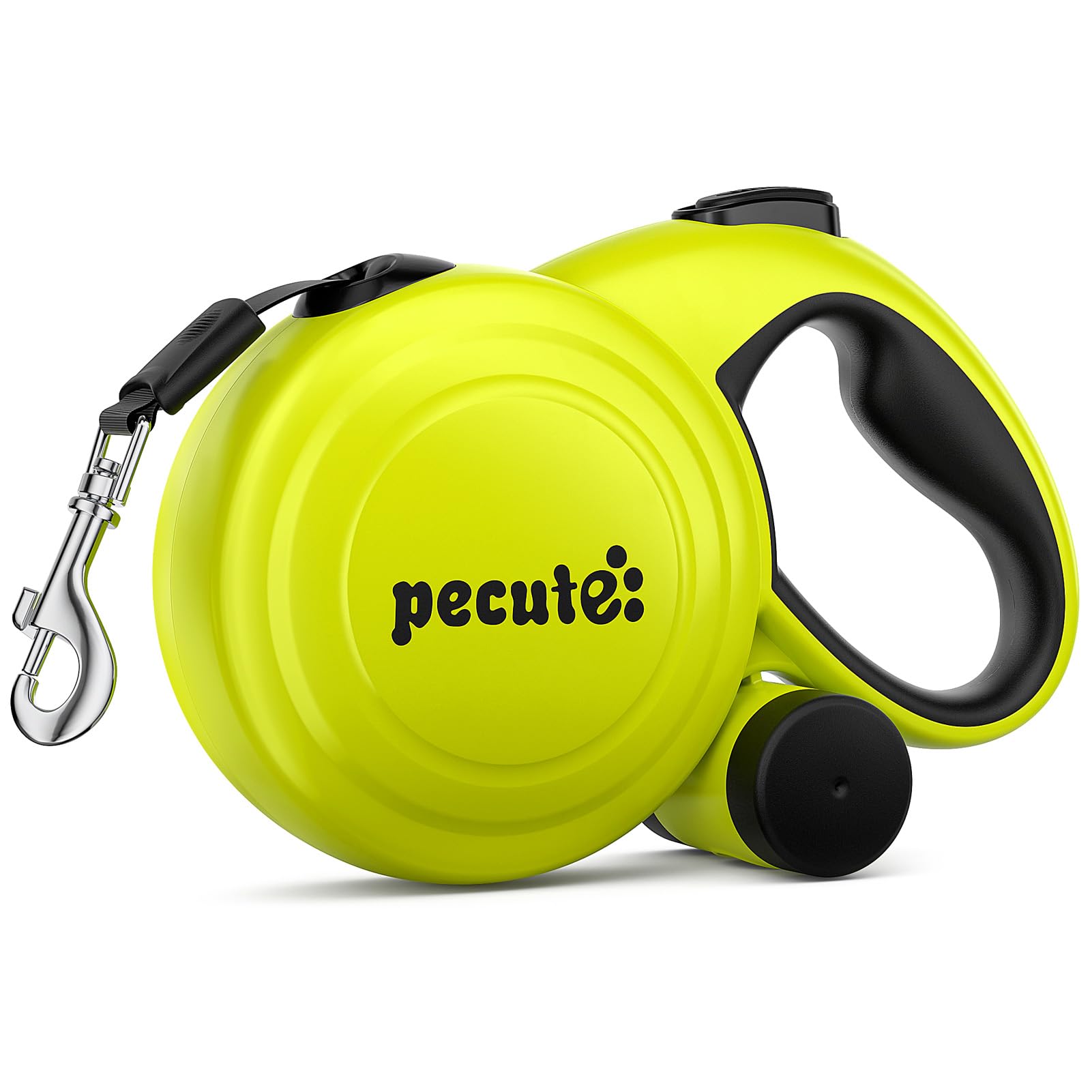 Pecute 32ft retractable leash with reflective strips for safe night walks