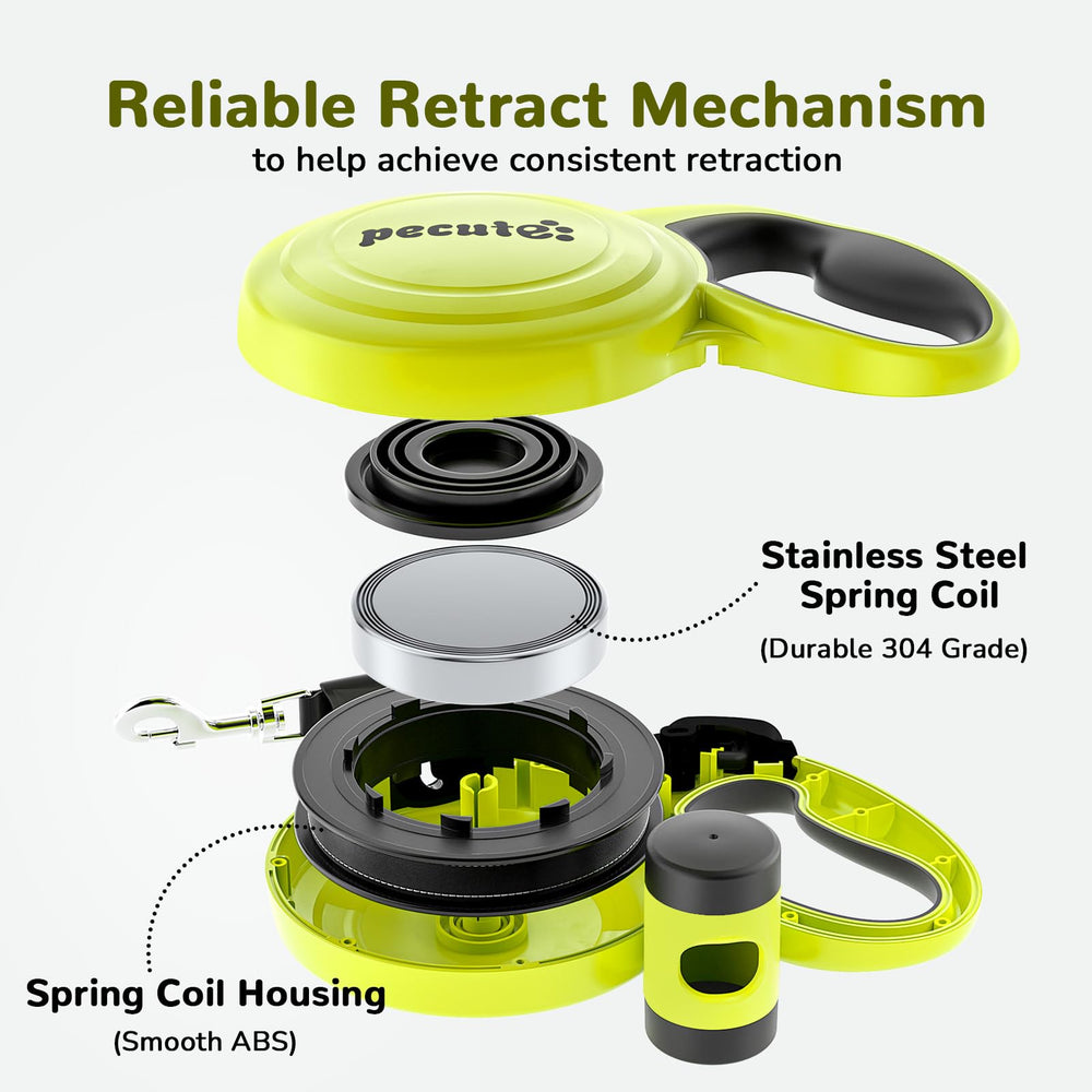Pecute 360-degree anti-tangle design prevents snarls on outdoor walks