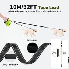 Pecute 360-degree anti-tangle design prevents snags during walks.