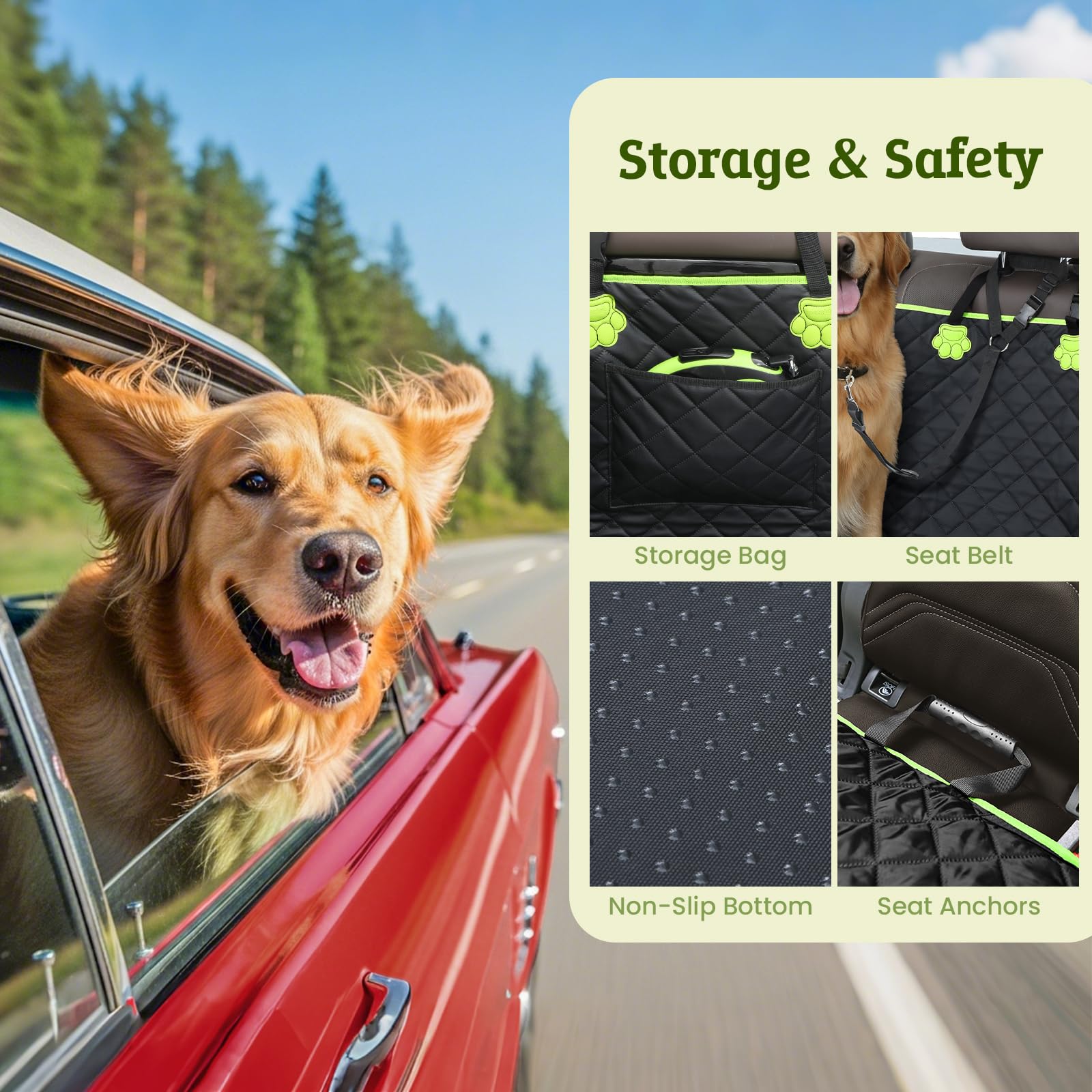 Pecute breathable mesh window improves airflow and reduces pet anxiety.