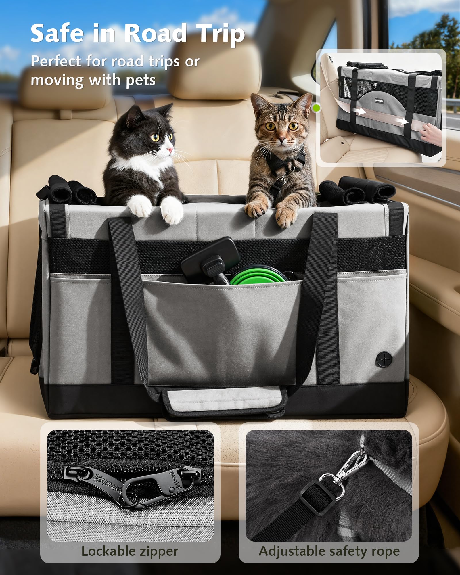 Pecute breathable mesh sides emphasize airflow and ventilation