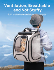 Pecute ergonomic backplate supports comfortable carrying on hikes