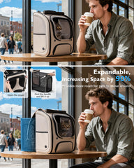 Pecute ventilation mesh, large side panels allow airflow.
