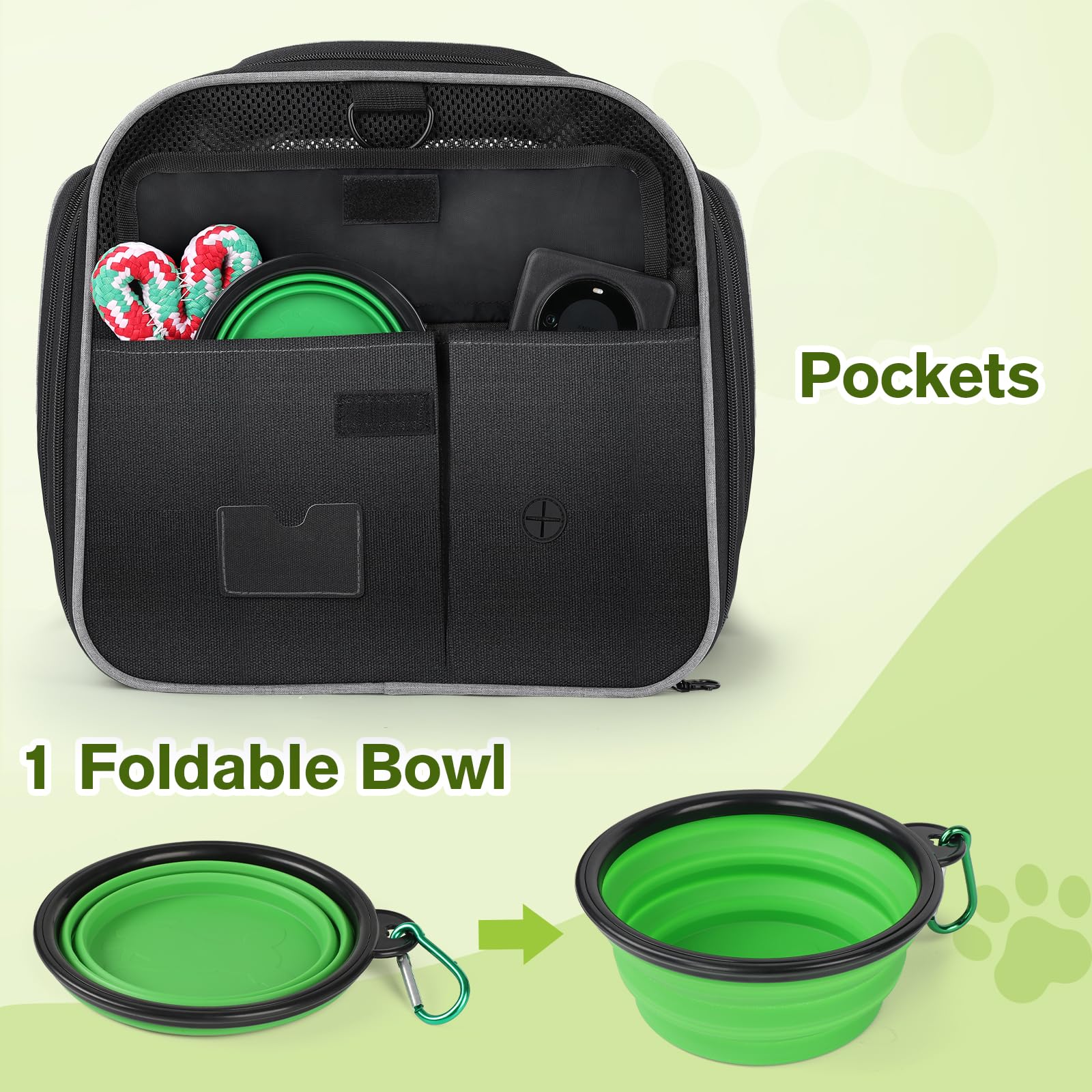 Pecute inner harness keeps pet safely secured inside
