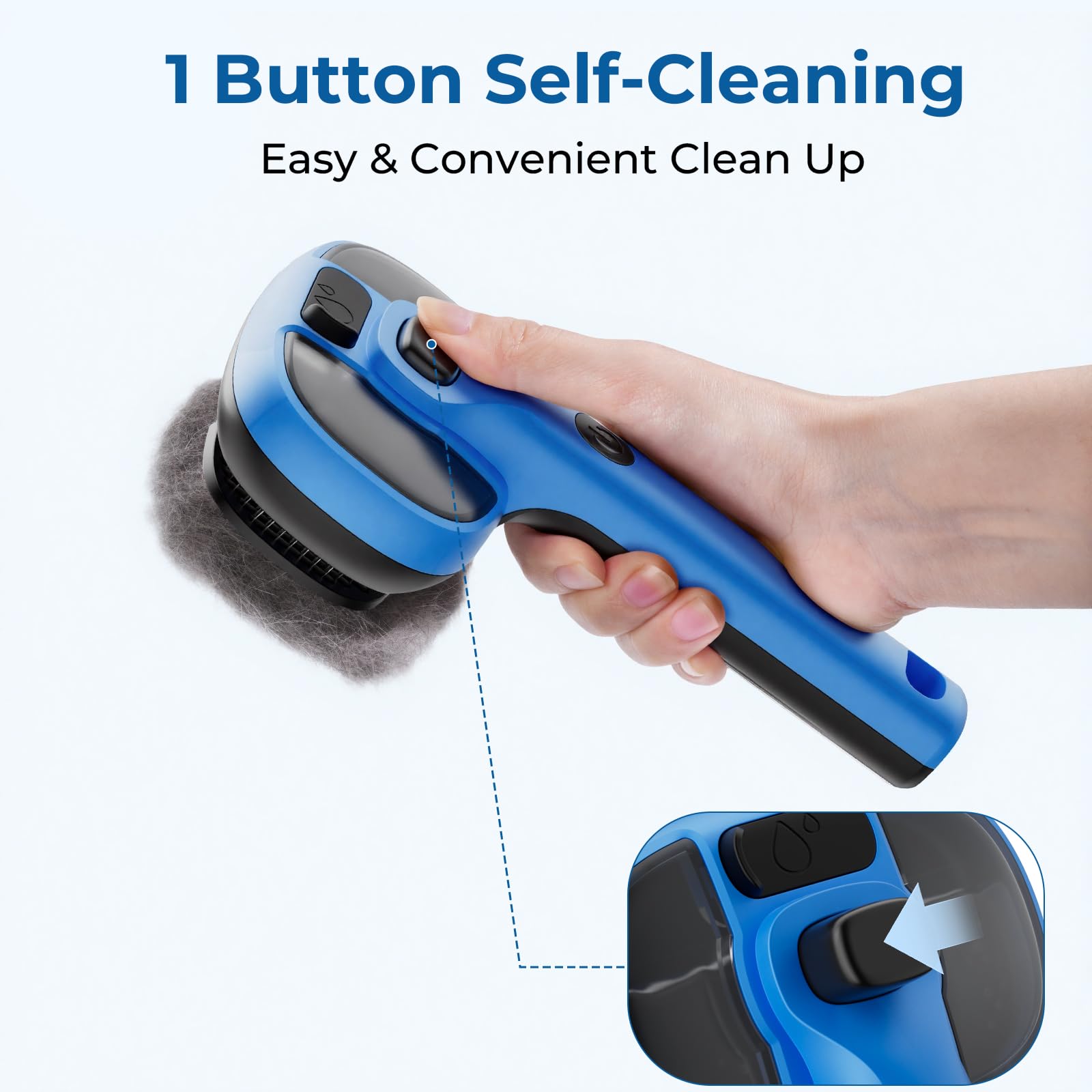 Pecute Cat Steam Brush soft mist mode used for daily gentle care.