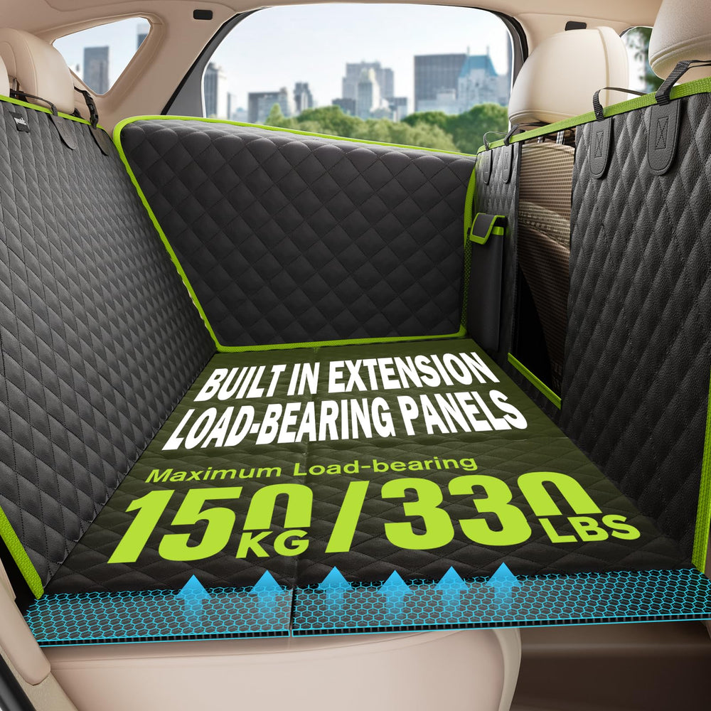 Pecute waterproof surface protects interior from spills and pet hair