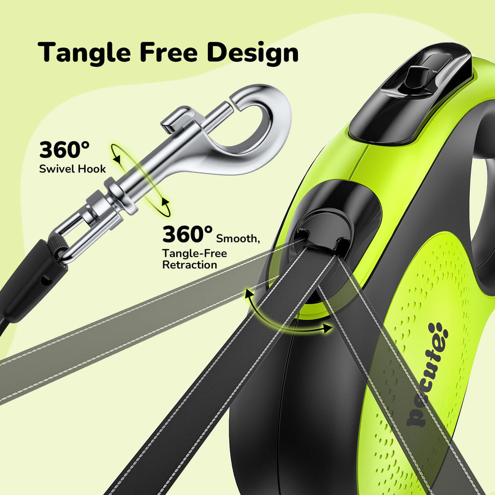 Pecute leash supports dogs up to 110 lbs for versatile use.