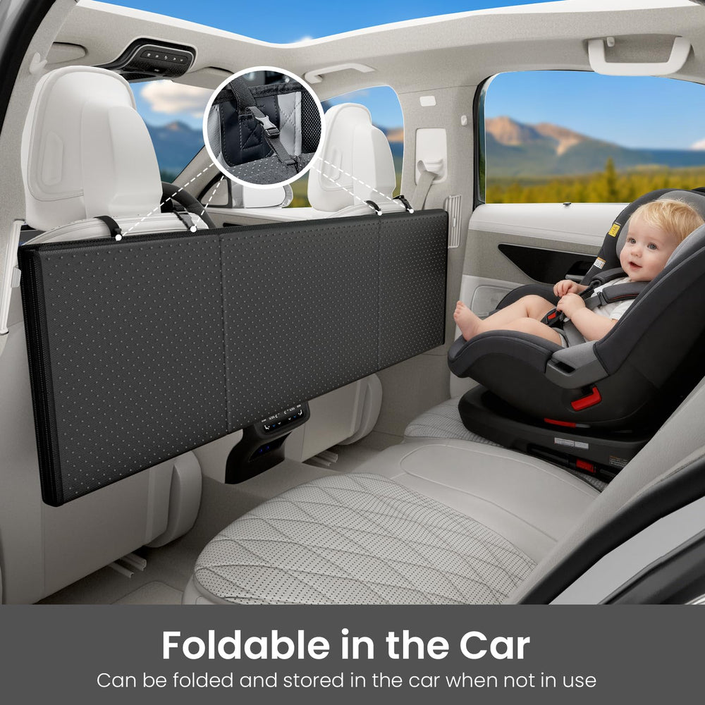 Pecute enhanced safety with a built-in safety belt attachment.