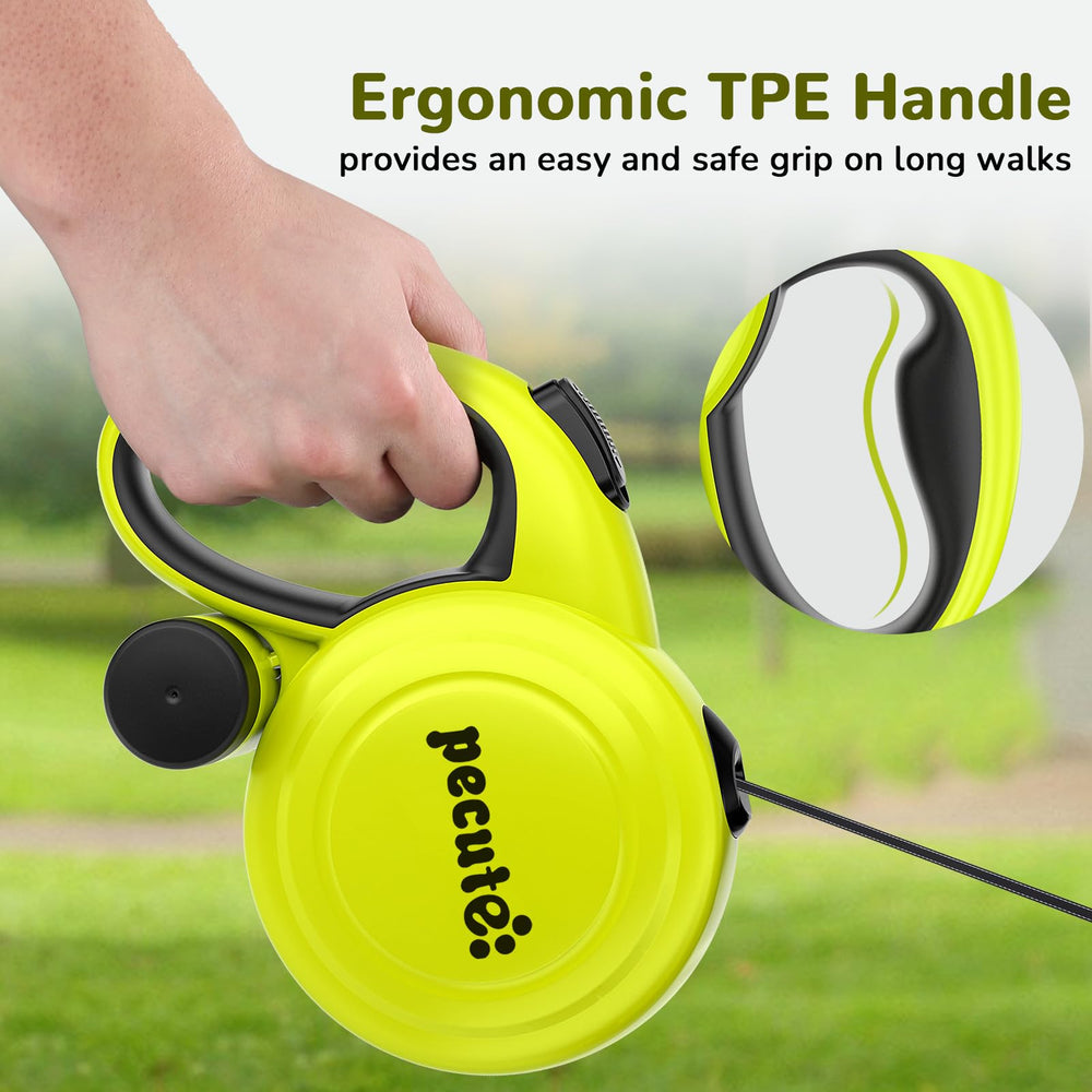 Pecute ergonomic TPE handle provides a comfortable grip