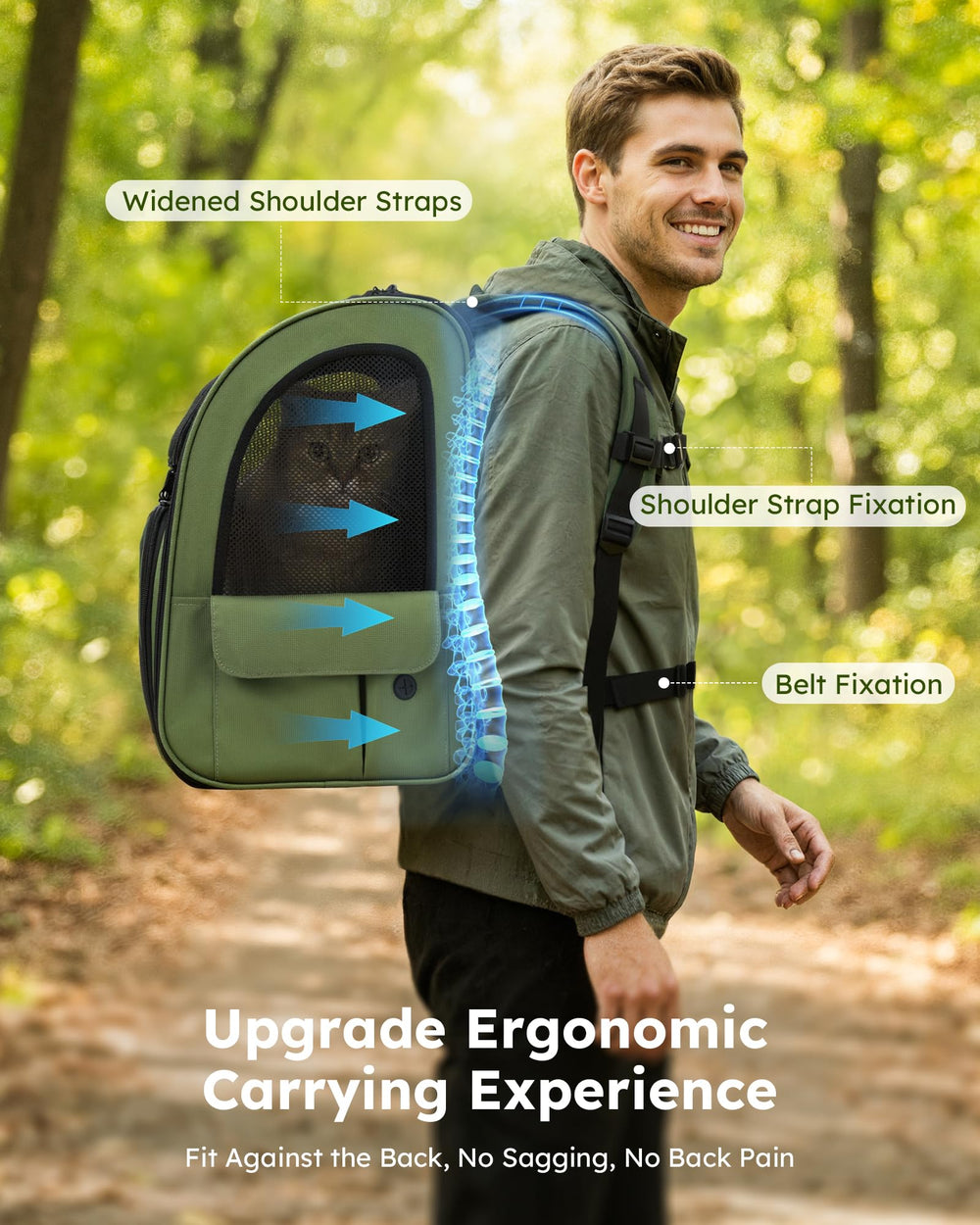 Pecute premium Oxford cloth keeps gear dry and scratch-free.