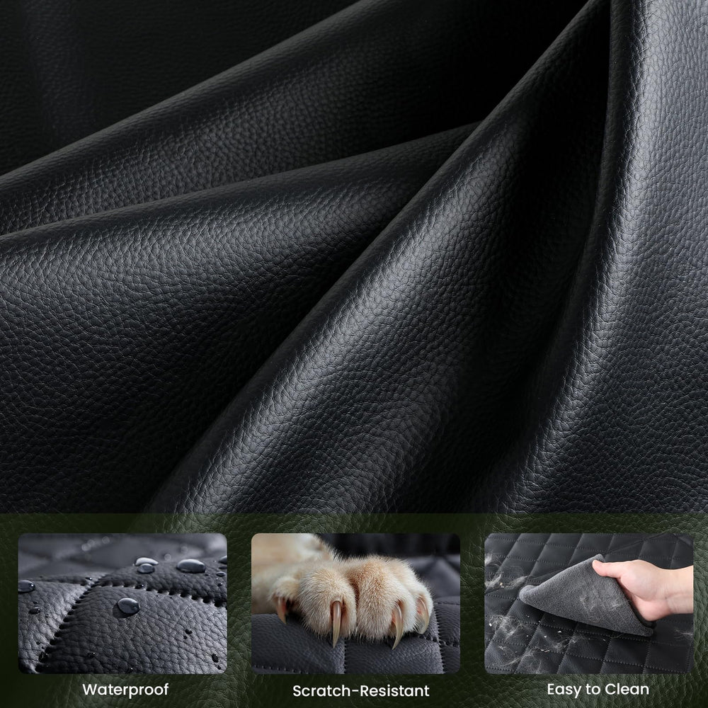 Pecute foldable dog seat cover can be hung when not in use.