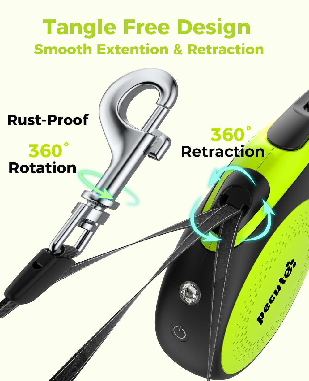 Pecute leash for large dogs up to 110lb capacity is ideal for strong breeds.