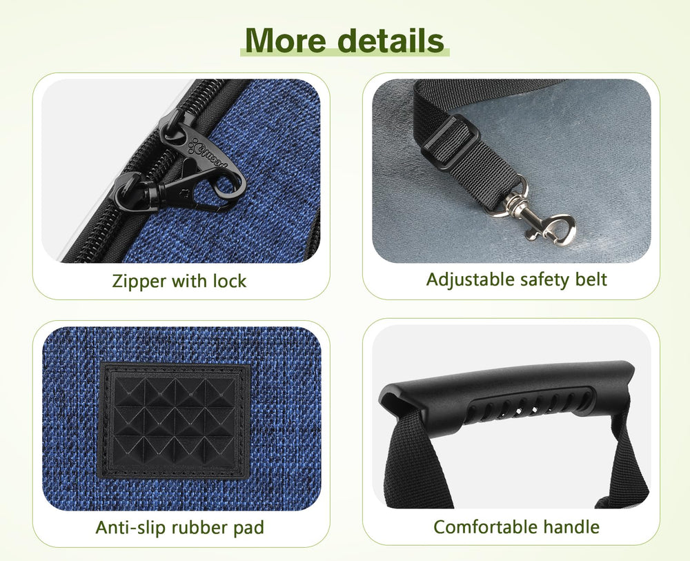 Pecute pet carrier Oxford cloth durability and weather resistance