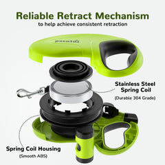 Pecute reflective leash at dusk enhances visibility and safety on late-evening strolls.