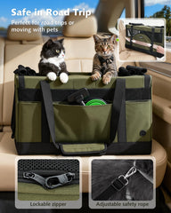 Pecute dual-mode carrier with removable divider creates two calm zones or a larger space.