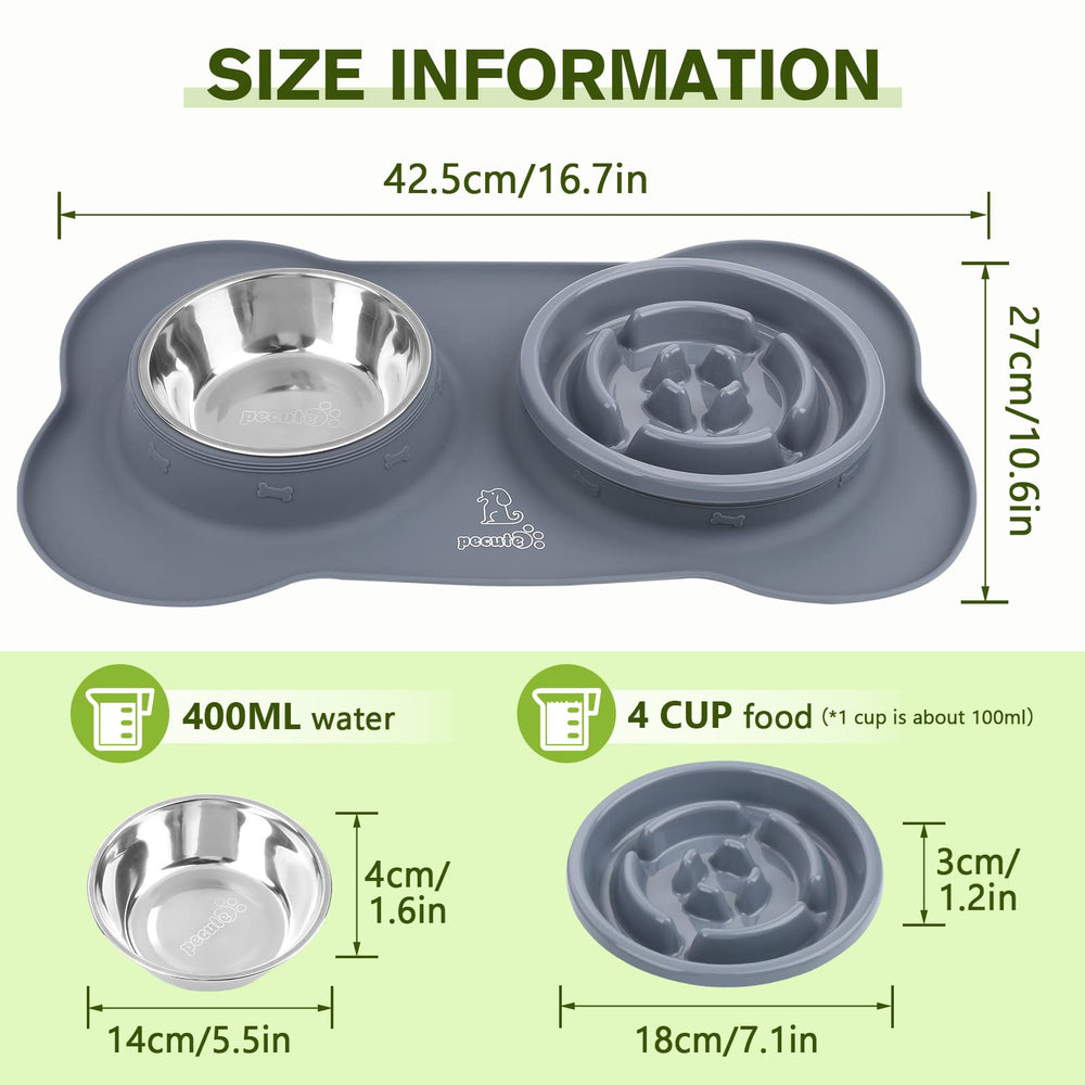 Pecute slow feeder travel-friendly design for trips