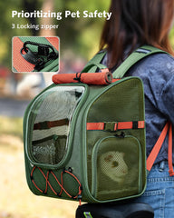 Pecute breathable mesh in the carrier promoting 360-degree airflow.