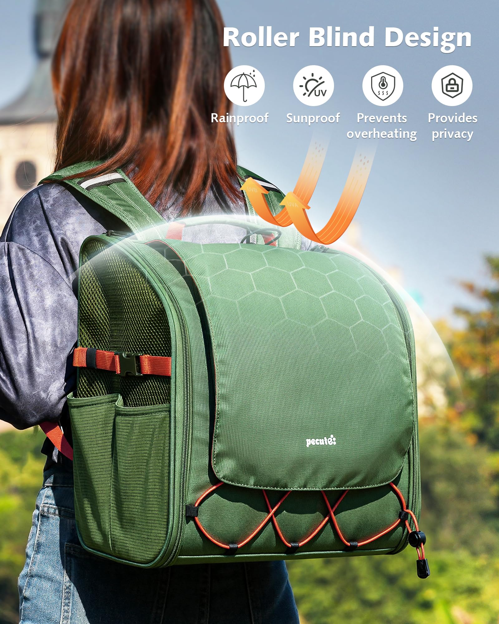 Pecute removable inner pad simplifies cleaning after adventures.