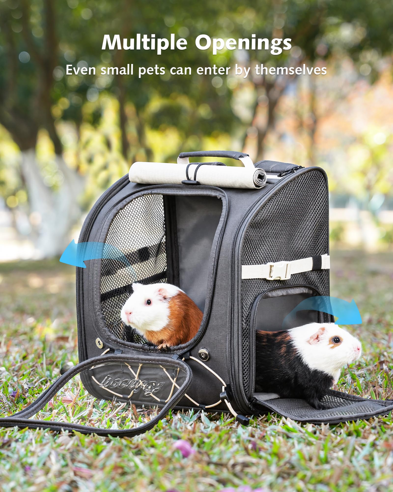 Pecute removable washable inner pad for easy cleaning after trips