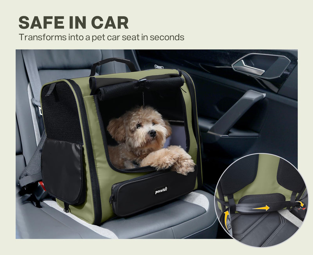 Pecute top-roller-shutter provides private space for anxious pets.