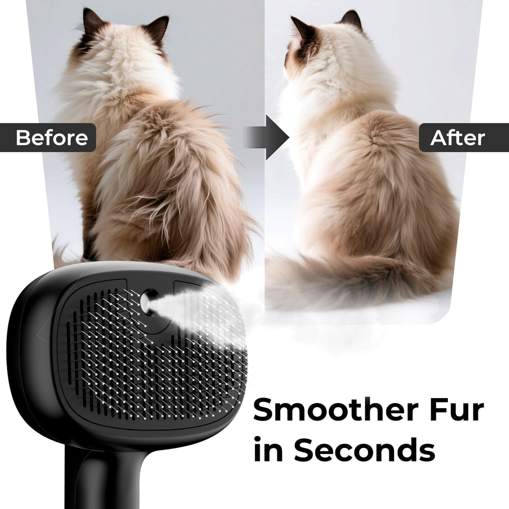 Pecute Steam Cat Brush extended runtime for thorough sessions