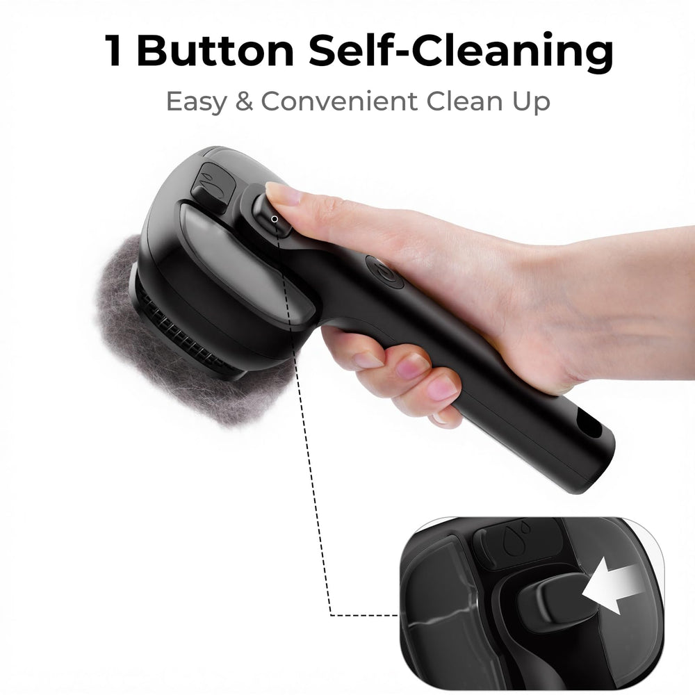 Pecute Steam Cat Brush water tank highlight for long sessions