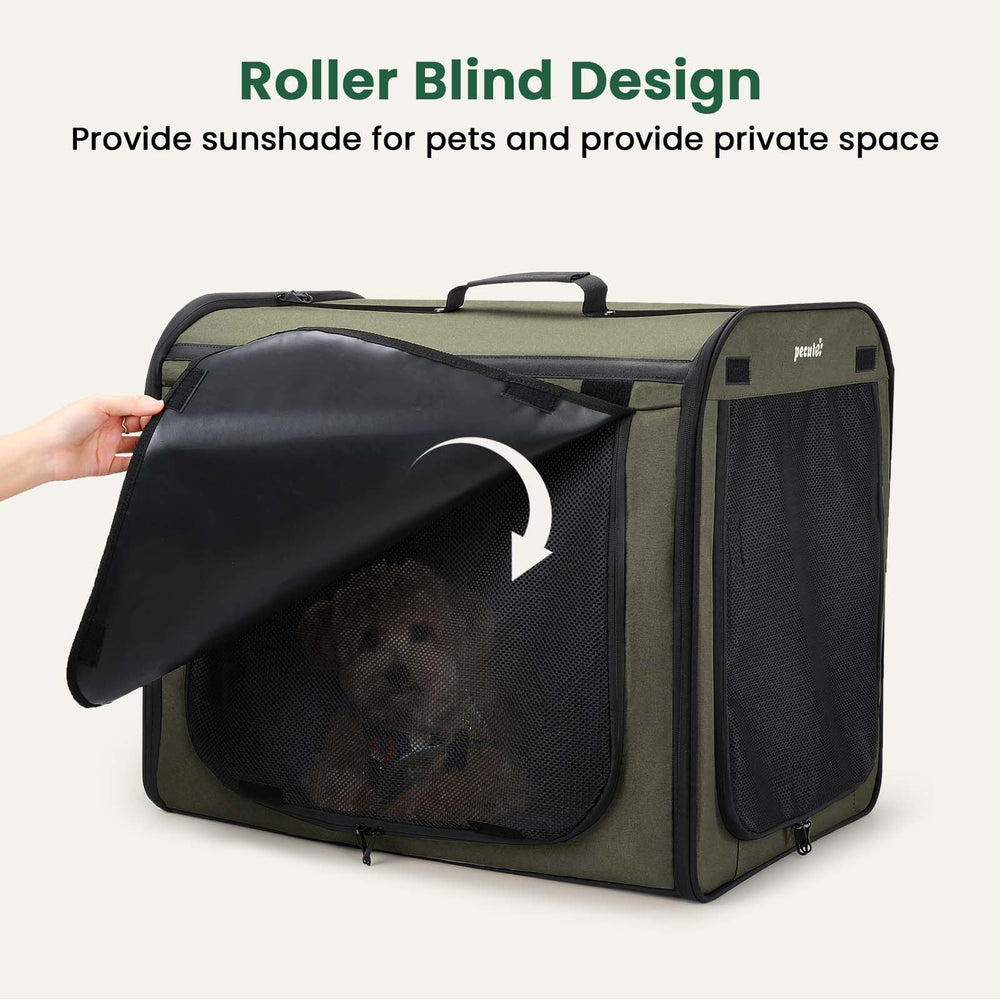 Removable washable bottom cushion inside the Pecute crate