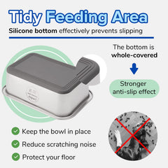 PEDAY 18-8 stainless steel bowl with smooth surface resists residue