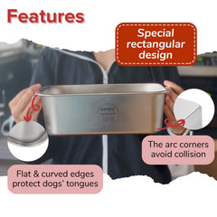 PEDAY extended edge design aids easy lifting and maneuvering around feeding areas