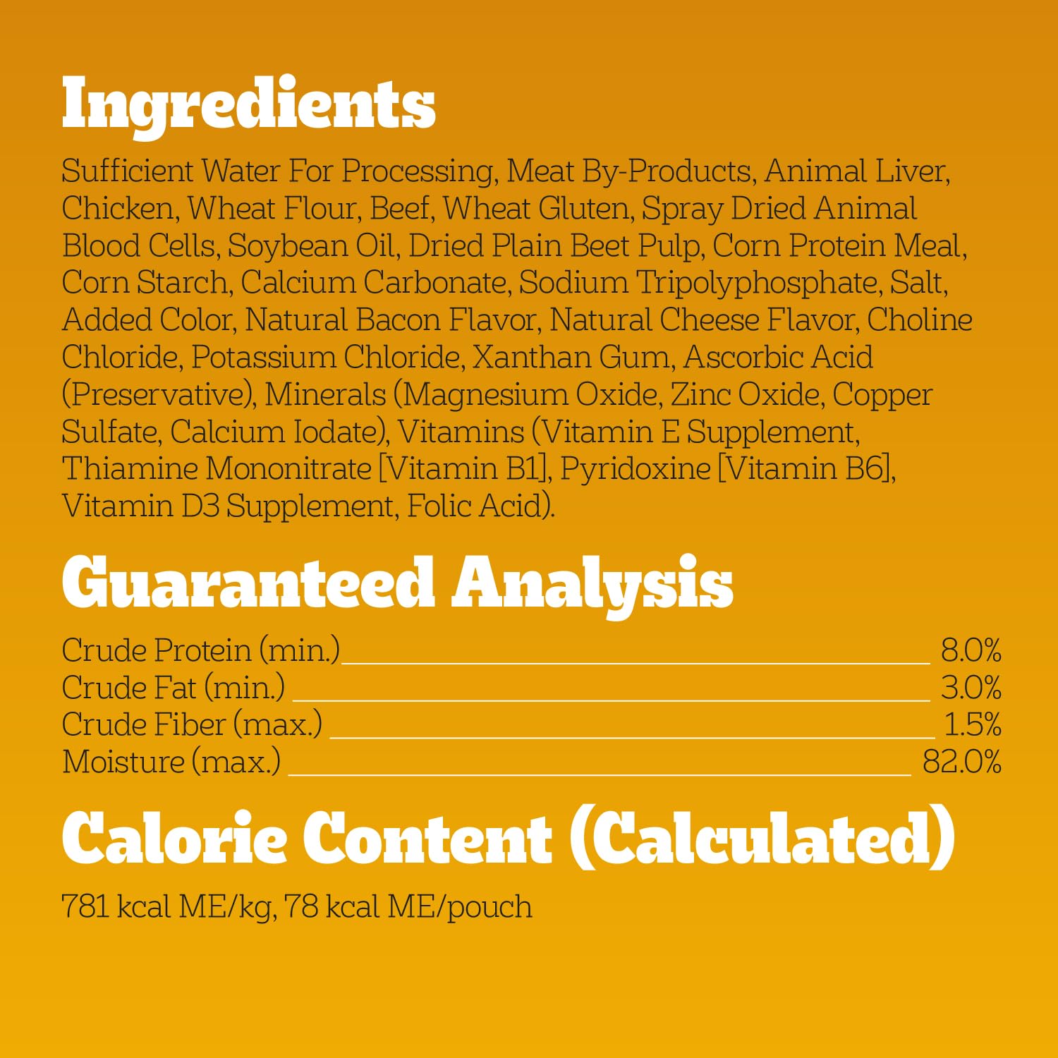 Pedigree Choice Cuts in Gravy Packaging Display on store shelves.