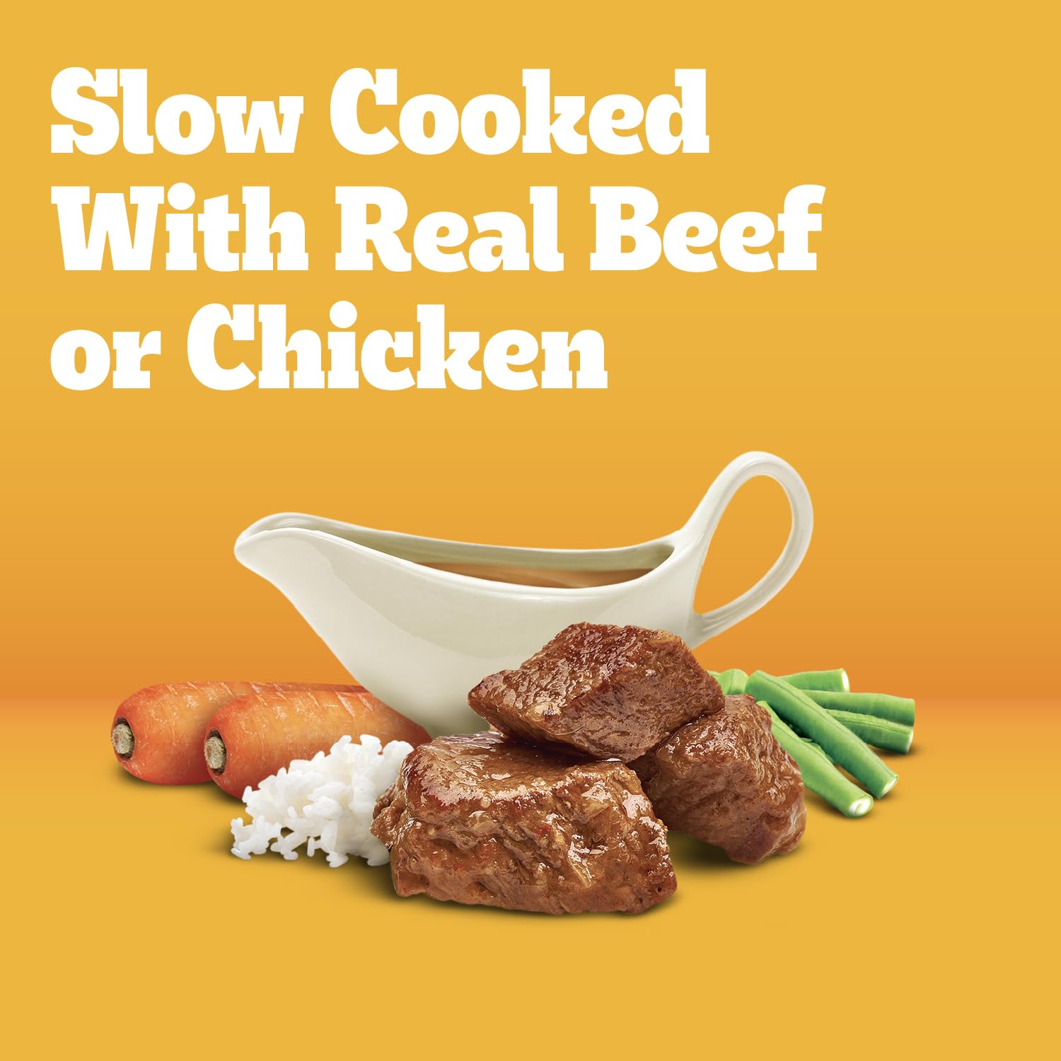 Pedigree Choice Cuts In Gravy served in a dog bowl for simple meals