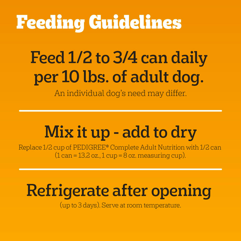 Pedigree Choice Cuts In Gravy portion supports easy feeding