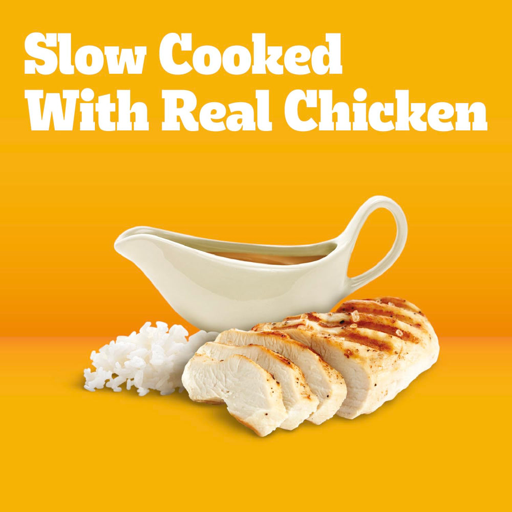 Pedigree Choice Cuts In Gravy soft texture highlights tender meat pieces.