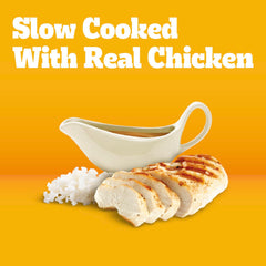 Pedigree Choice Cuts In Gravy soft texture highlights tender meat pieces.