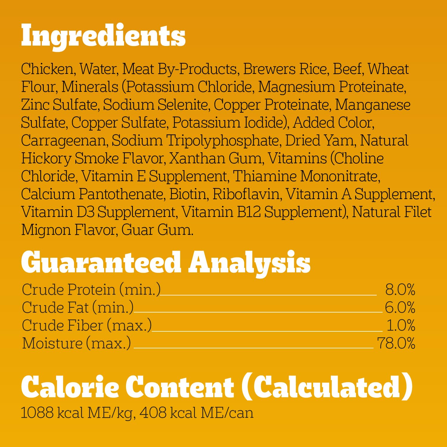 Pedigree Chopped Ground Dinner 36 vitamins minerals and amino acids