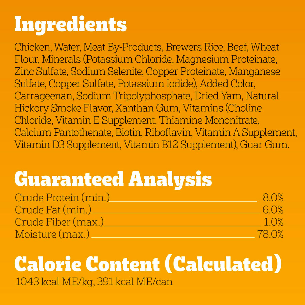 Pedigree Chopped Ground Dinner serving complete meal in a bowl.