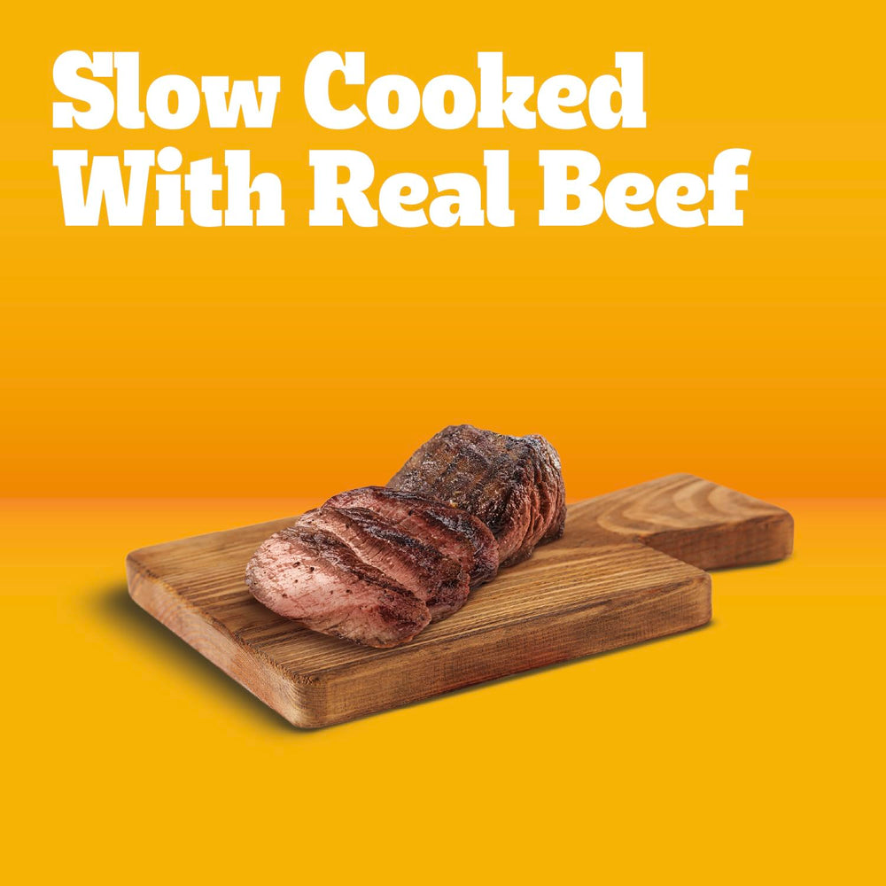 Pedigree Chopped Ground Dinner ingredients close-up highlighting protein and minerals
