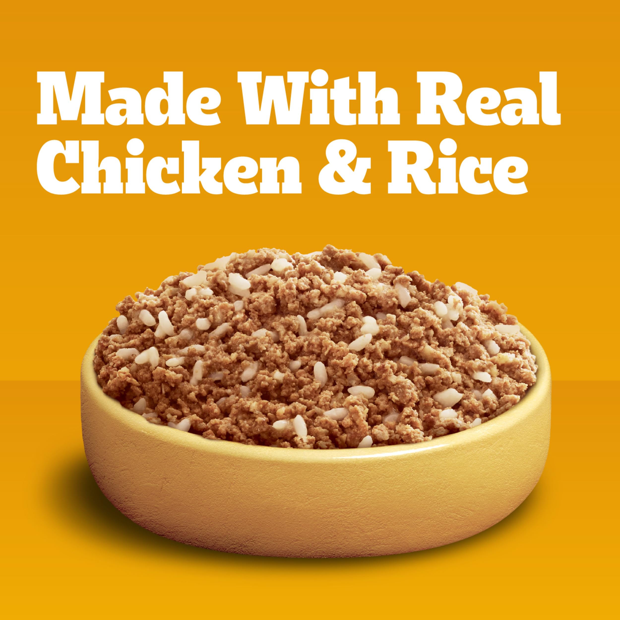 Pedigree Chopped Ground Dinner served in a bowl suitable for adult dogs.