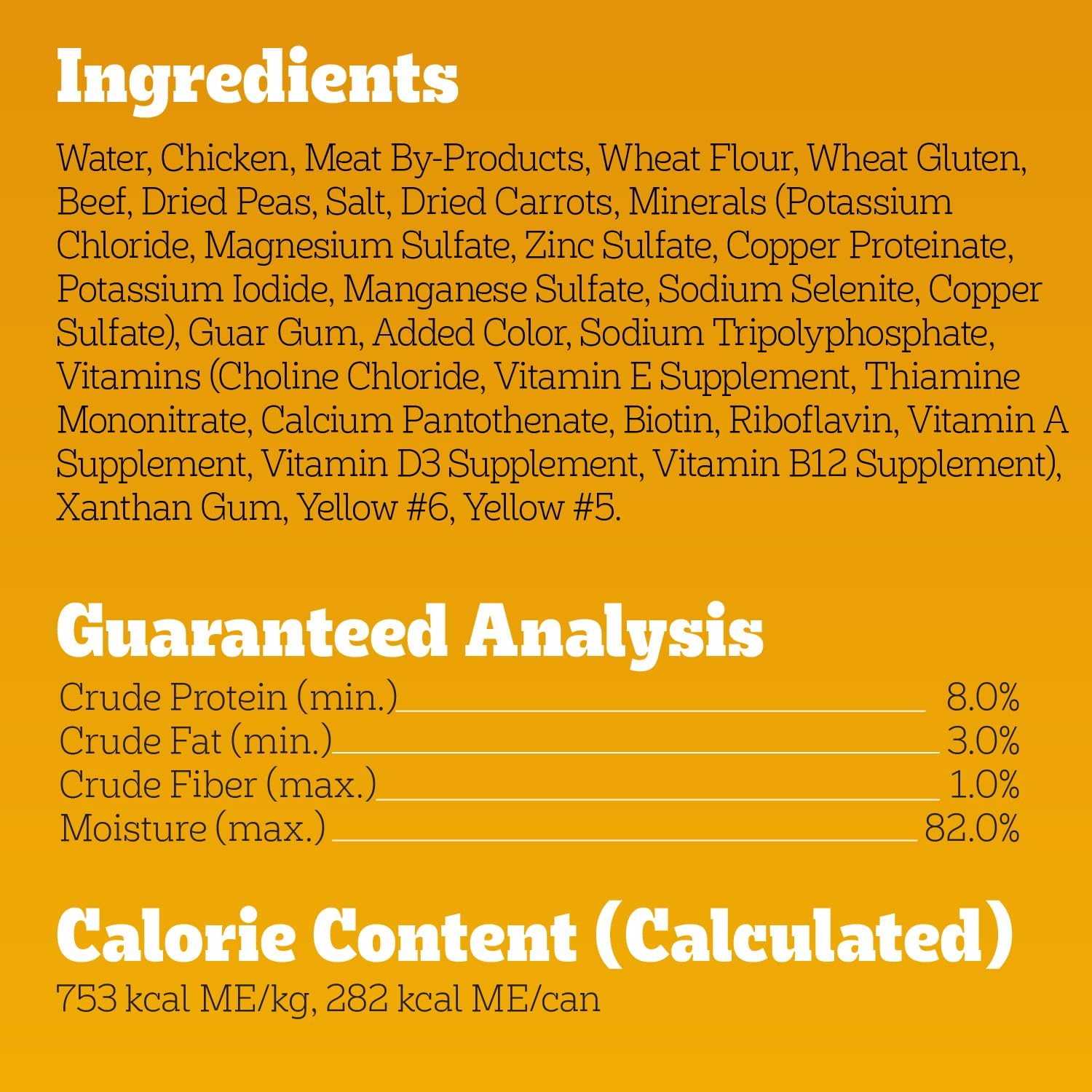 Pedigree Country Stew can label detail showing brand and flavor.
