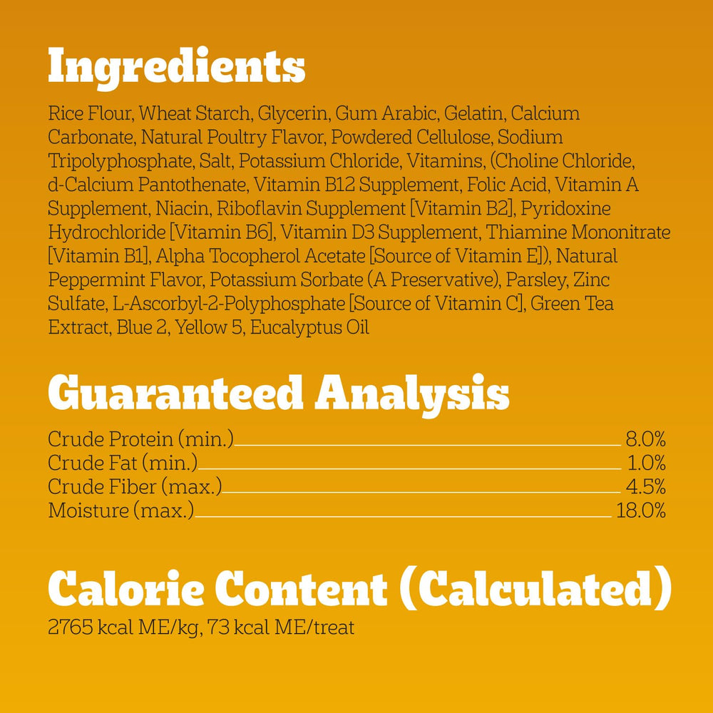 Pedigree Dentastix fresh flavor closeup highlighting tasty aroma