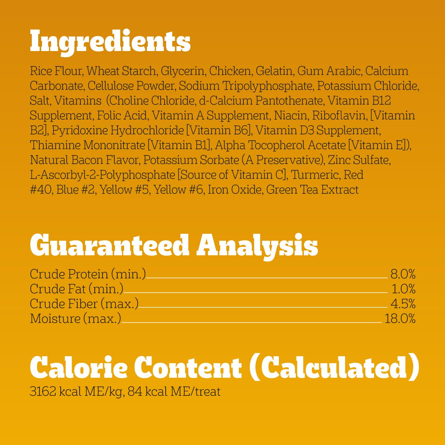 Pedigree Dentastix large bag with serving image illustrating daily dosage
